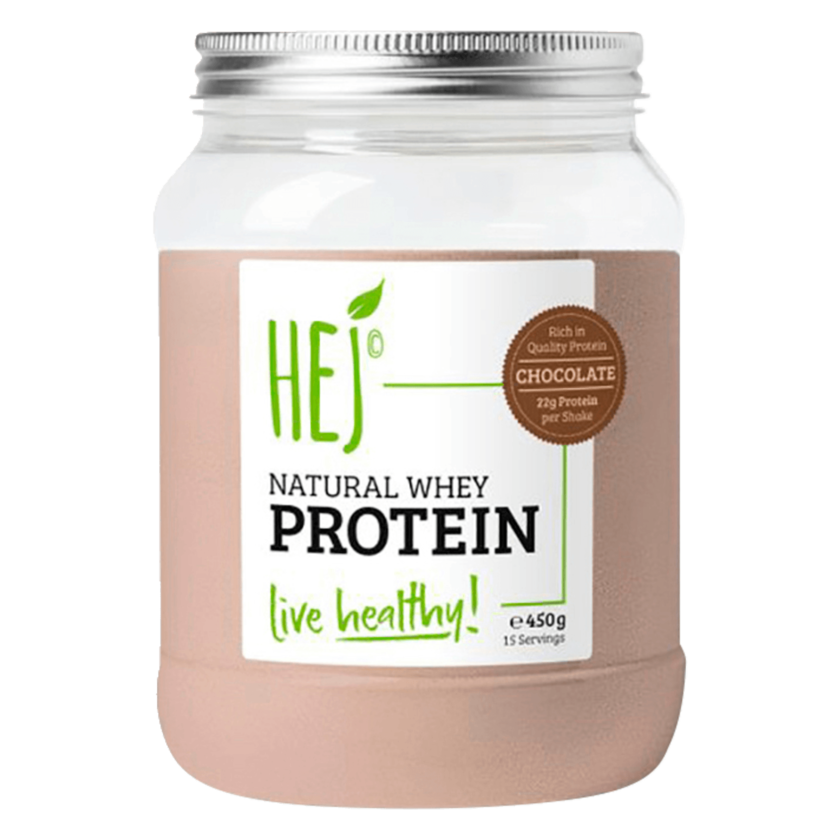 HEJ Natural Whey Protein Pulver Chocolate 450g